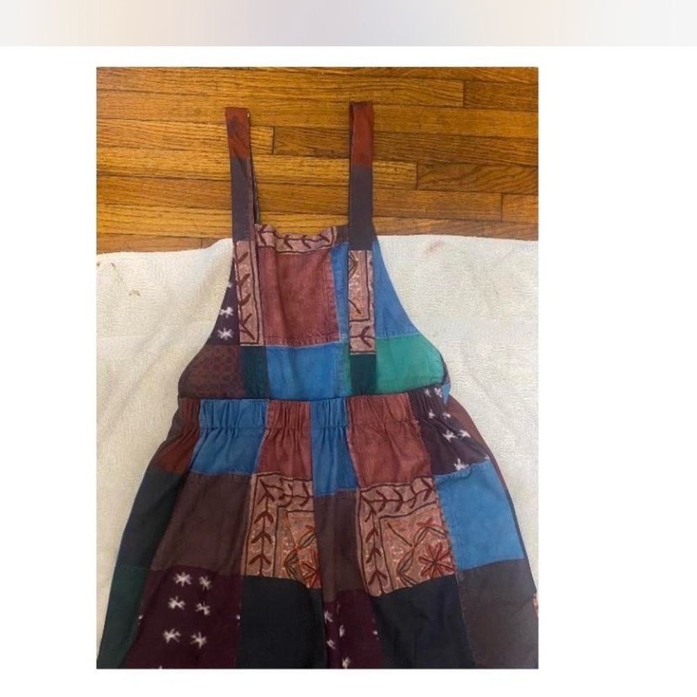 Source Unknown Multicolor printed Patchwork Wide-… - image 3